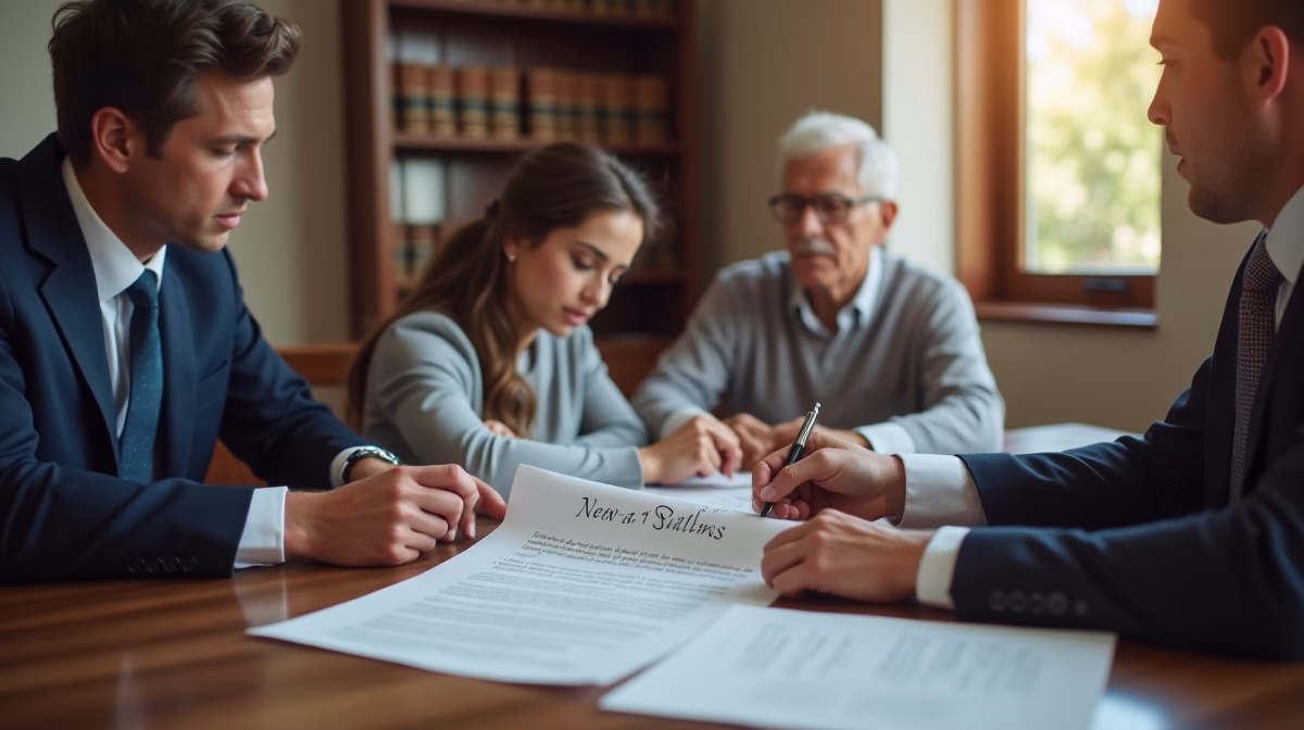 The dedicated legal team at Escondido Probate Law serving Riverside probate matters is pictured conferring with heirs to navigate the probate process to execute vital documents discussing Right to Inspect Escondido Trust Property