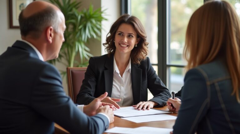 The dedicated legal team at Escondido Probate Law serving Riverside probate matters is pictured conferring with heirs to navigate the probate process to execute vital documents discussing Rights Under Probate Code 16060