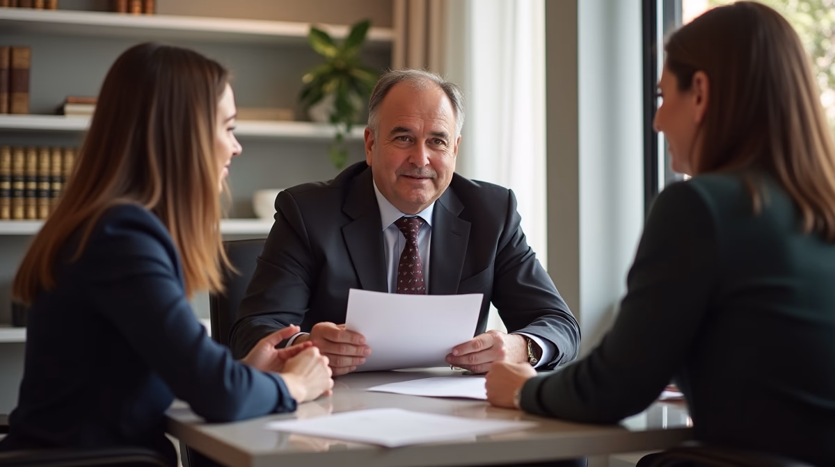 The dedicated legal team at Escondido Probate Law serving Riverside probate matters is pictured conferring with heirs to navigate the probate process to execute vital documents discussing Risks of Distributing Assets Too Early