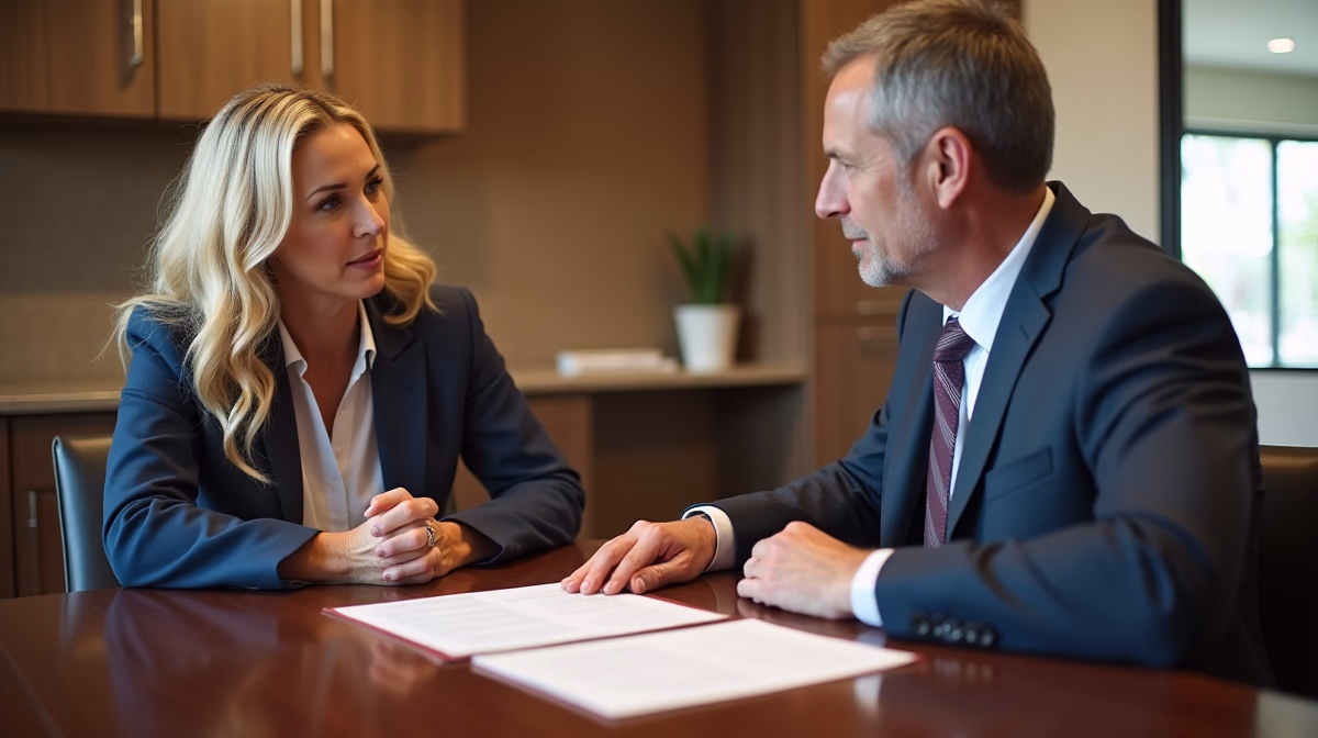 The dedicated legal team at Escondido Probate Law serving Riverside probate matters is pictured conferring with heirs to navigate the probate process to execute vital documents discussing Selling Escondido Property Without Approval