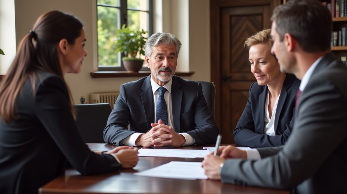 The experienced legal team at Escondido Probate Law serving Riverside County wills matters meets with executors in the Southern California office to execute vital petitions discussing Selling Stocks During Probate