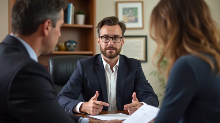 The dedicated legal team at Escondido Probate Law serving Riverside probate matters is pictured conferring with heirs to navigate the probate process to execute vital documents discussing Statute of Limitations for Litigation