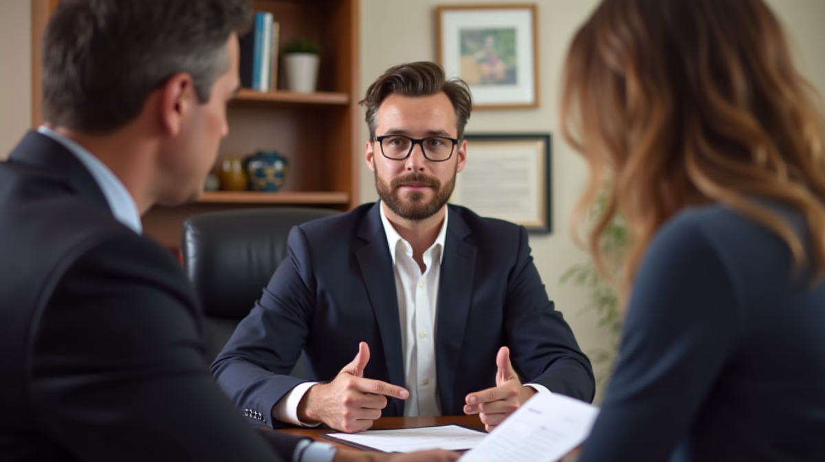 The dedicated legal team at Escondido Probate Law serving Riverside probate matters is pictured conferring with heirs to navigate the probate process to execute vital documents discussing Statute of Limitations for Litigation