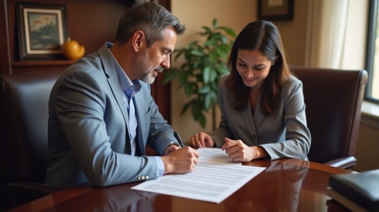 The dedicated legal team at Escondido Probate Law serving Riverside probate matters is pictured conferring with heirs to navigate the probate process to execute vital documents discussing The 30Day Rule for Filing the Will