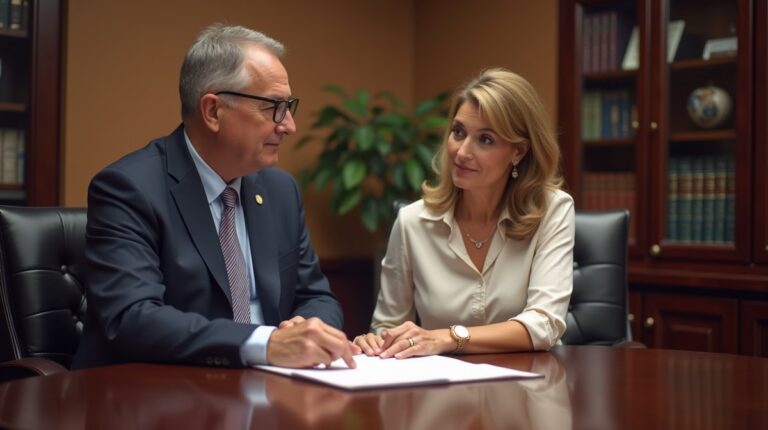 The dedicated legal team at Escondido Probate Law serving Riverside probate matters is pictured conferring with heirs to navigate the probate process to execute vital documents discussing Tracking California Probate Deadlines