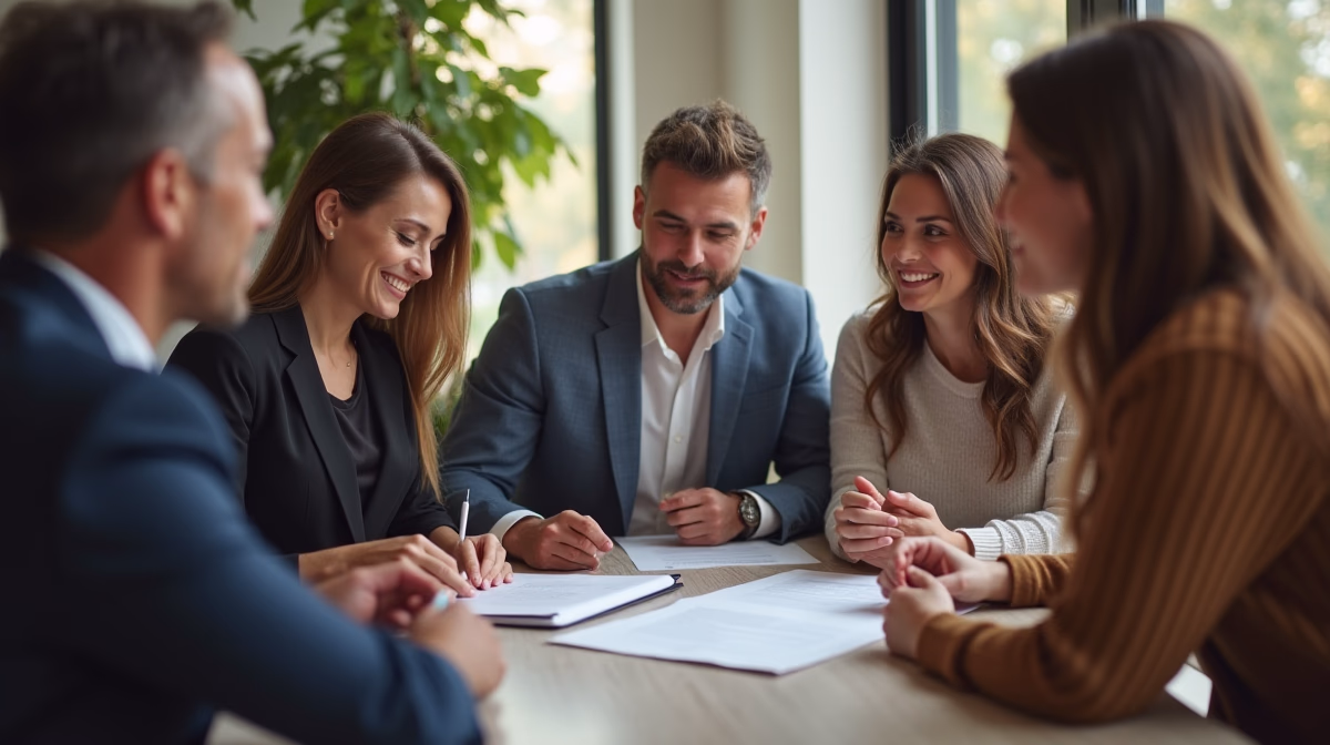 The dedicated legal team at Escondido Probate Law serving Riverside probate matters is pictured conferring with heirs to navigate the probate process to execute vital documents discussing Tracking Creditor Claims by Mail