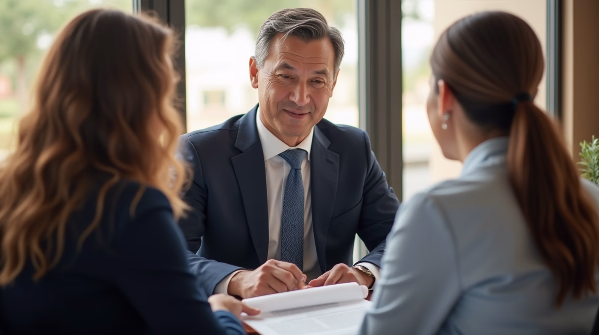 The dedicated legal team at Escondido Probate Law serving Riverside probate matters is pictured conferring with heirs to navigate the probate process to execute vital documents discussing Tracking Probate Lawyer Fees