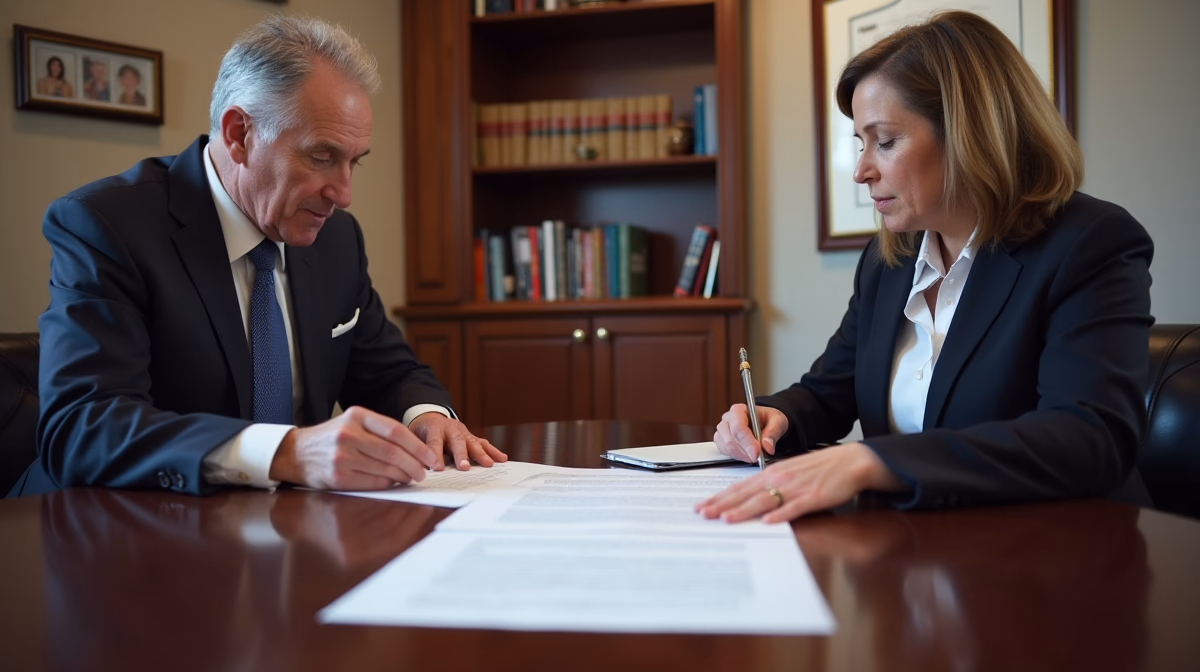 The dedicated legal team at Escondido Probate Law serving Riverside probate matters is pictured conferring with heirs to navigate the probate process to execute vital documents discussing Trust Distribution Timelines in California