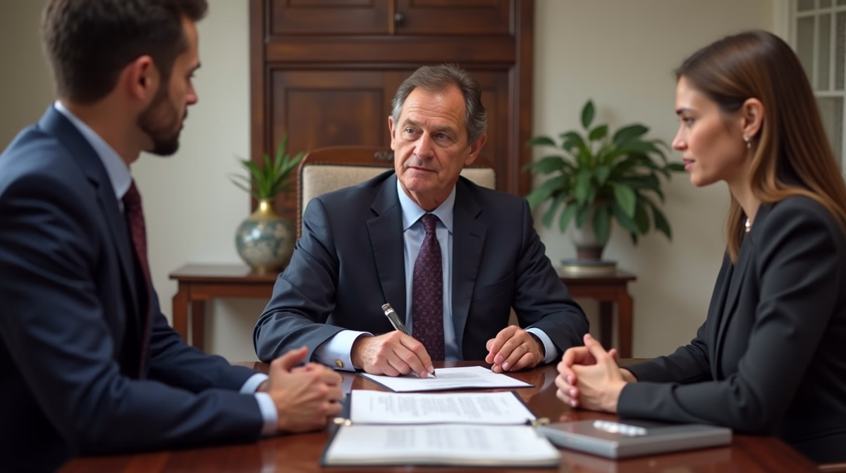 The experienced legal team at Escondido Probate Law serving Riverside County wills matters meets with executors in the Southern California office to execute vital petitions discussing Understanding the Unlimited Marital Deduction