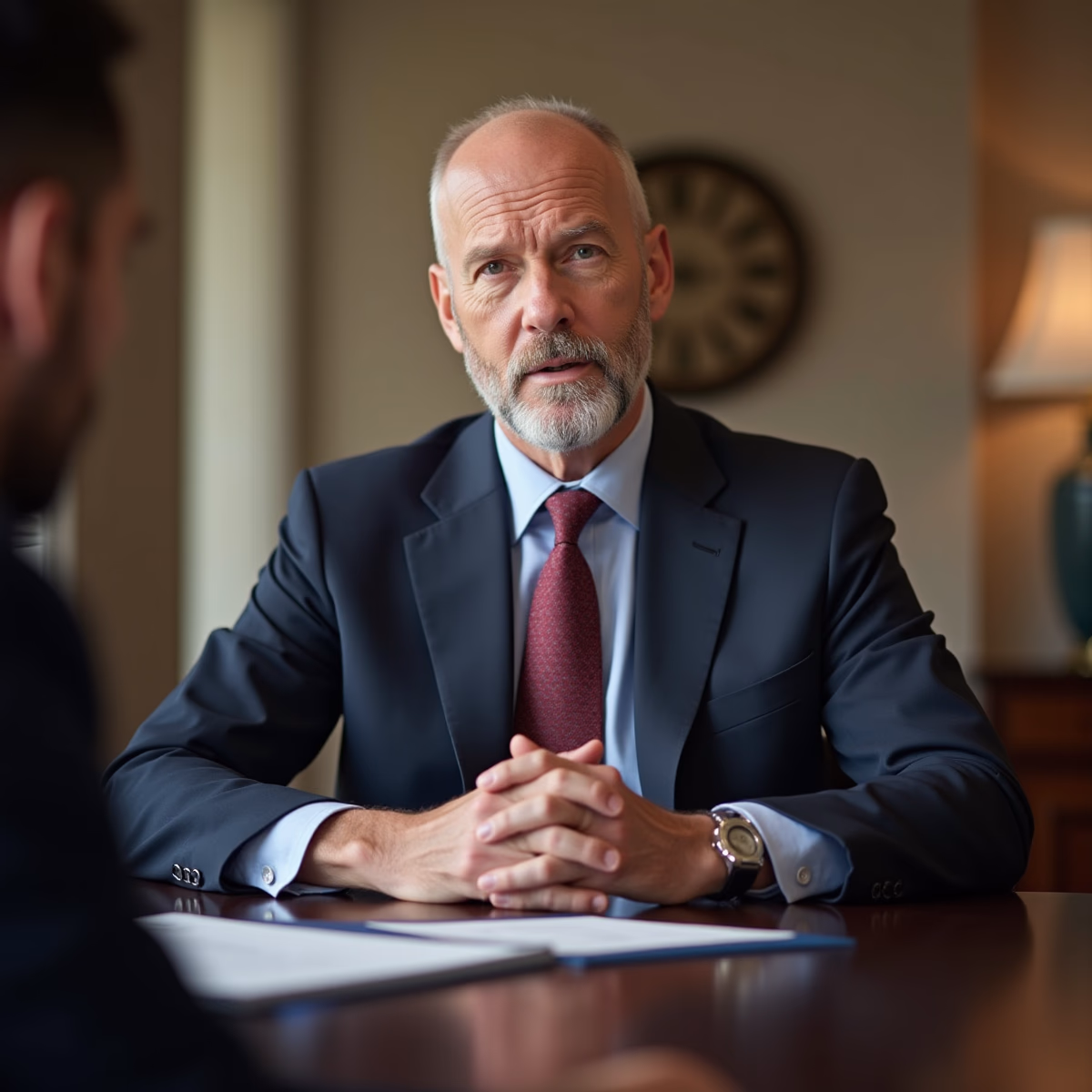 Associates working with Managing Partner Steven Farley Bliss focused on Riverside County probate cases is pictured conferring with executors in our Escondido office to review necessary petitions discussing Verified Authority on California Will Contests