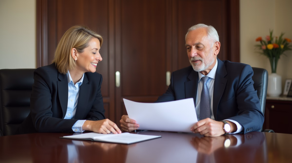 The dedicated legal team at Escondido Probate Law serving Riverside probate matters is pictured conferring with heirs to navigate the probate process to execute vital documents discussing WalkIn Emergency Probate Hearings