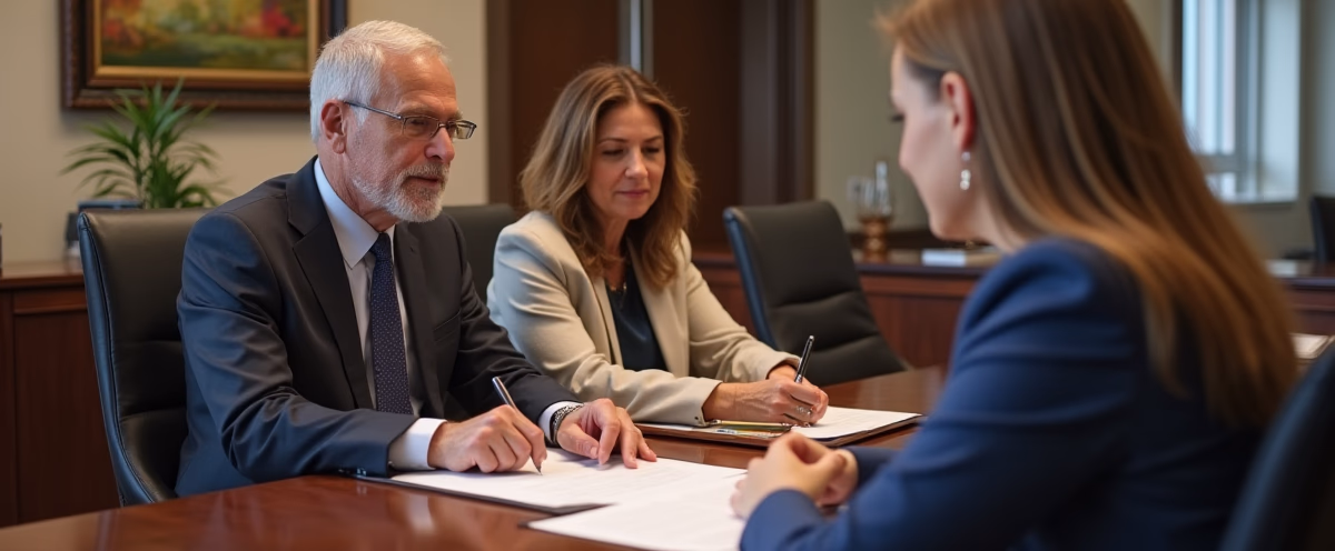 The experienced legal team at Escondido Probate Law serving Riverside County wills matters meets with executors in the Southern California office to execute vital petitions discussing What About Codicils and Amendments