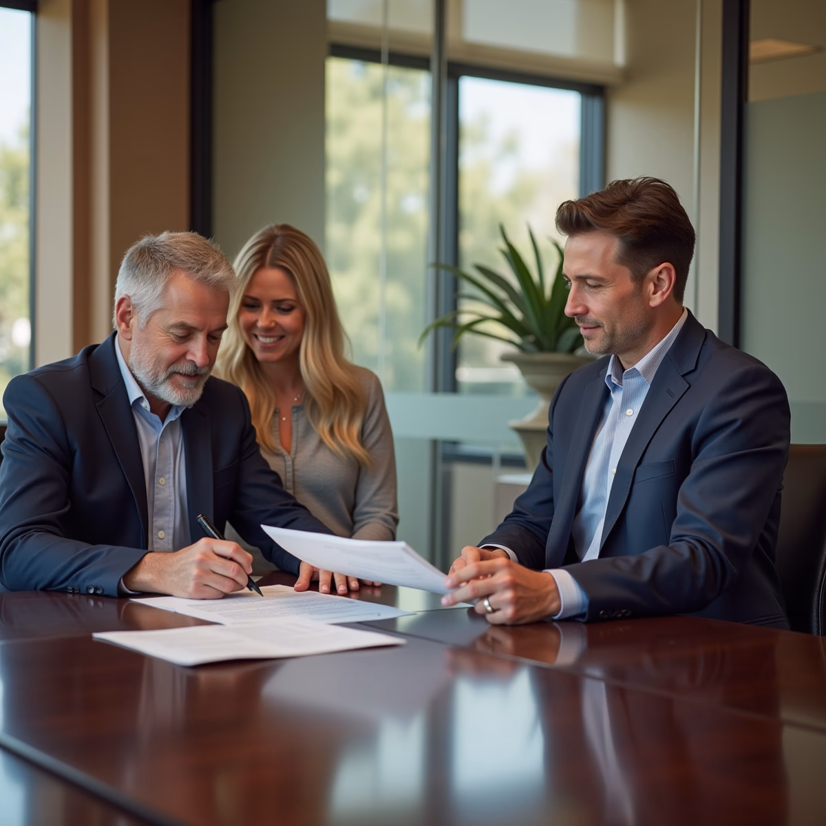 The dedicated legal team at Escondido Probate Law serving Riverside probate matters is pictured conferring with heirs to navigate the probate process to execute vital documents discussing What Does a Trust Accounting Actually Show