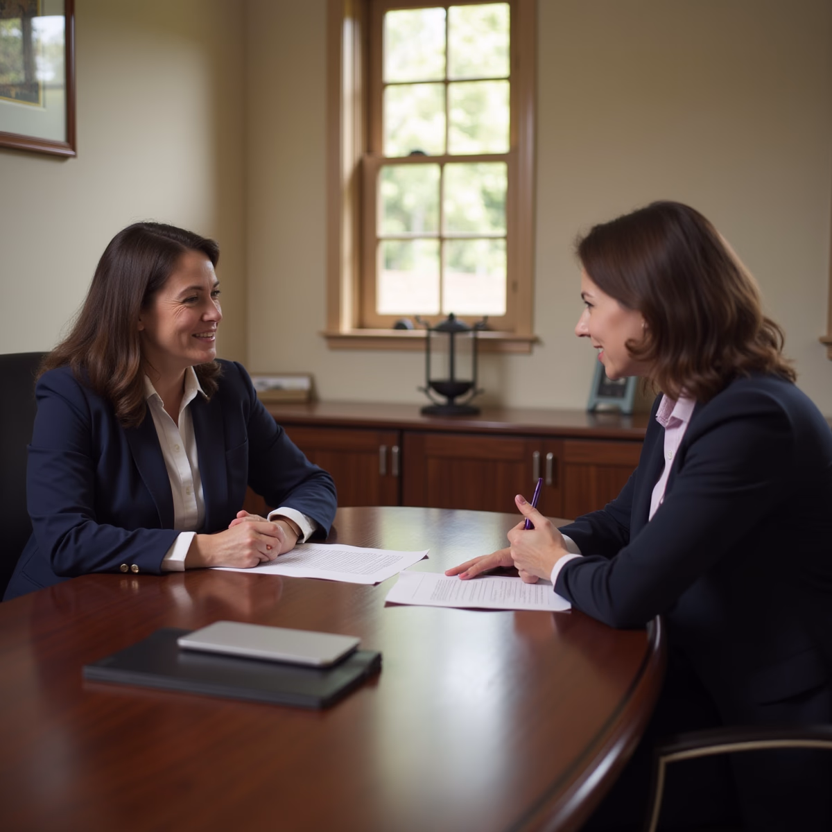 The dedicated legal team at Escondido Probate Law serving Riverside probate matters is pictured conferring with heirs to navigate the probate process to execute vital documents discussing What Does a Will Contest Actually Look Like