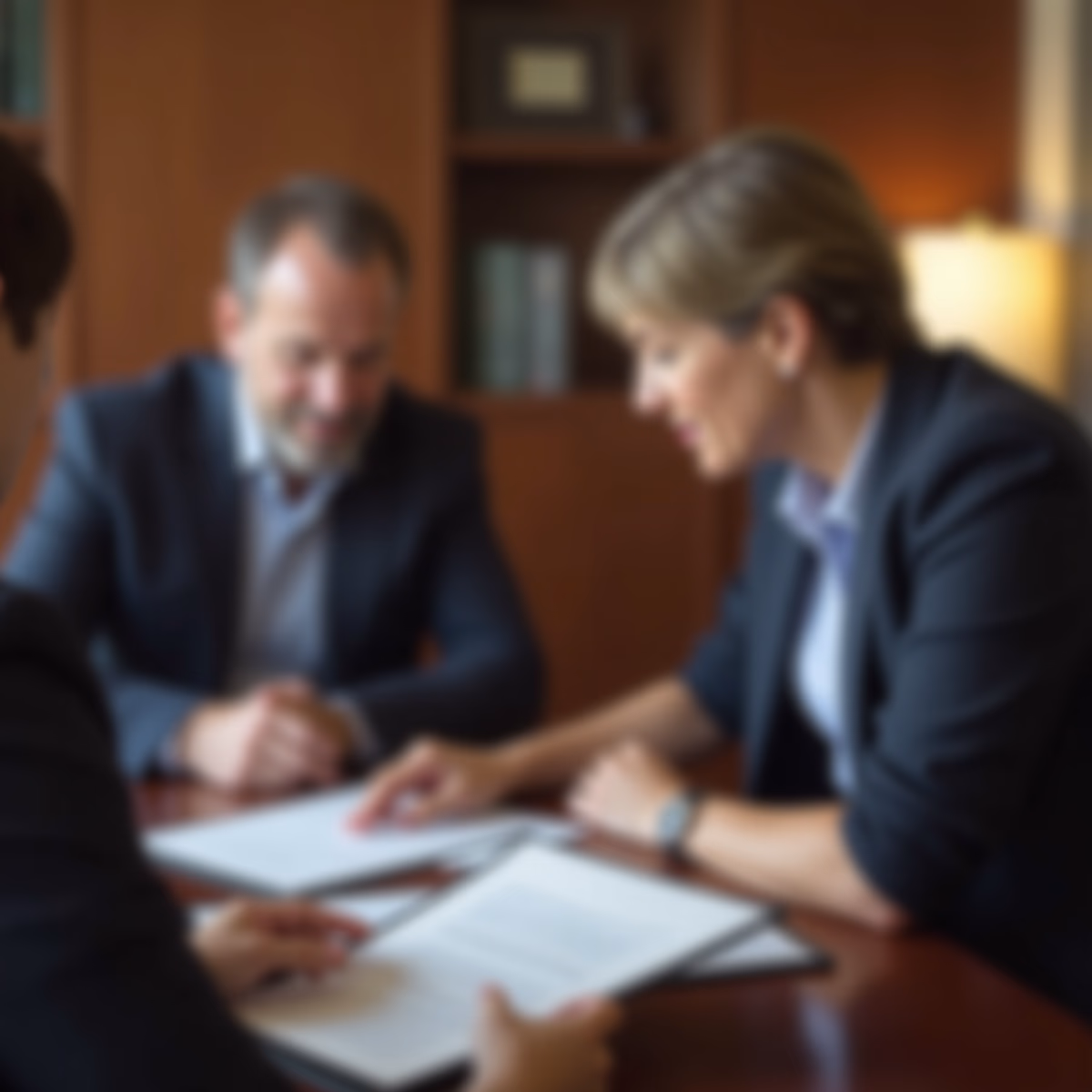 The dedicated legal team at Escondido Probate Law serving Riverside probate matters is pictured conferring with heirs to navigate the probate process to execute vital documents discussing What Exactly Is a Final Distribution Hearing