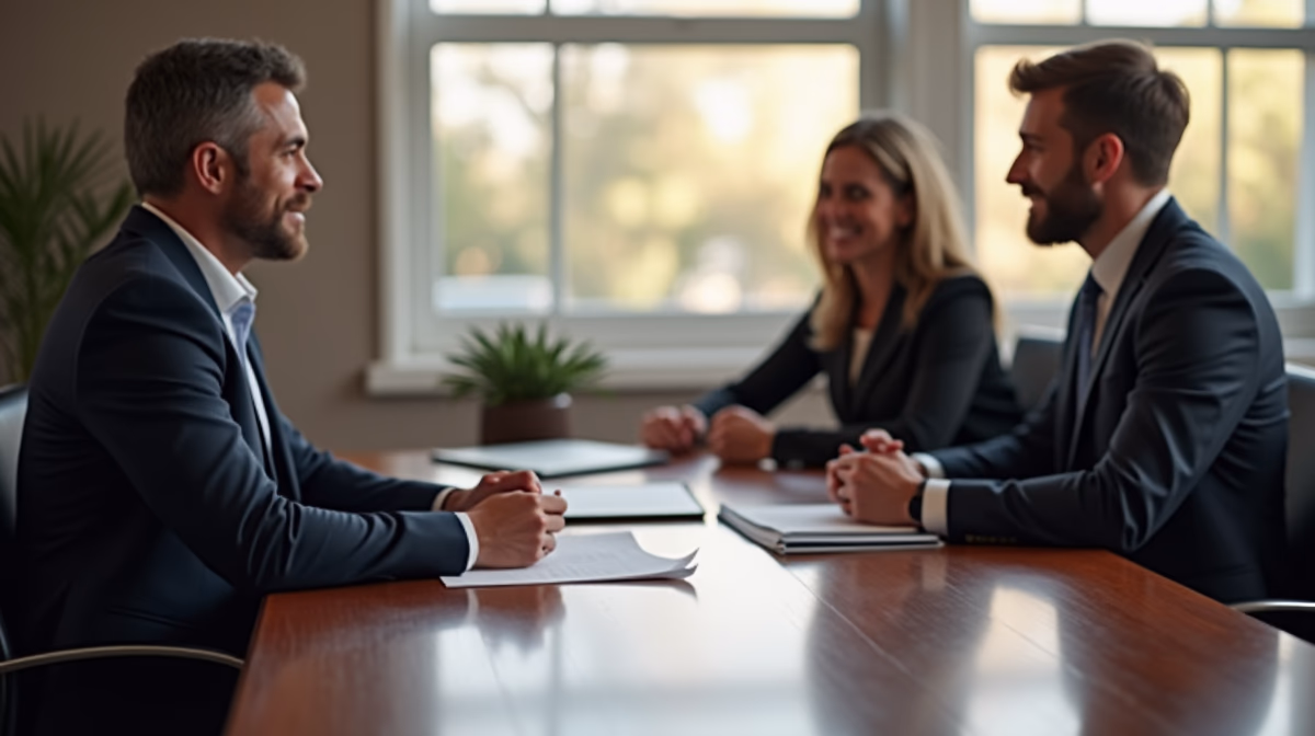 The dedicated legal team at Escondido Probate Law serving Riverside probate matters is pictured conferring with heirs to navigate the probate process to execute vital documents discussing What Happens If the Will is Invalid
