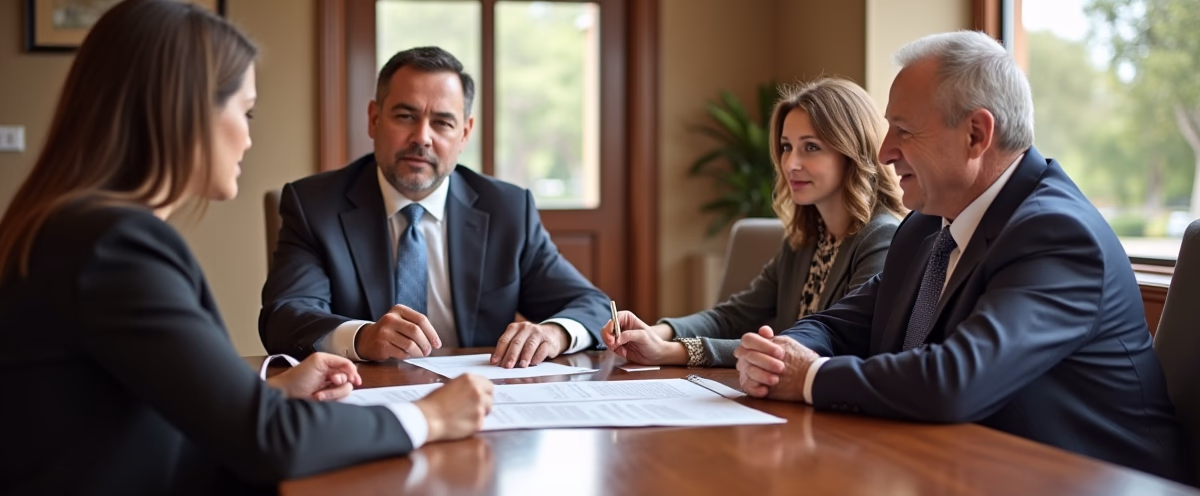 The legal counsel at Escondido Probate Law serving Riverside County estate matters meets with beneficiaries in our Southern California office to execute necessary paperwork discussing What Happens When Premiums Increase Unexpectedly