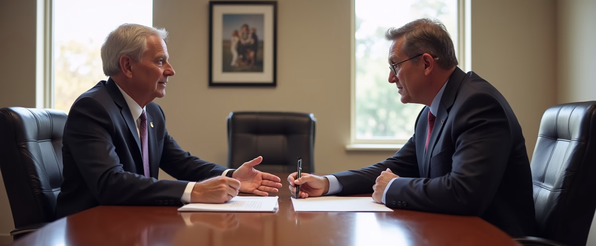 The experienced legal team at Escondido Probate Law serving Riverside County wills matters meets with executors in the Southern California office to execute vital petitions discussing What Happens When Someone Dies With Unfiled Taxes