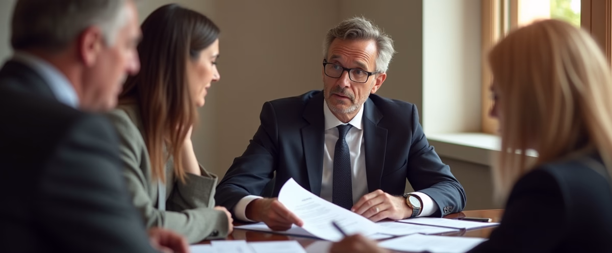 The experienced legal team at Escondido Probate Law serving Riverside County wills matters meets with executors in the Southern California office to execute vital petitions discussing What Happens When a Beneficiary Cant Be Found