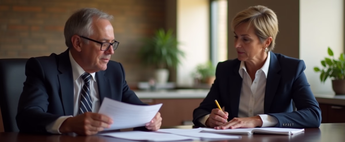 The experienced legal team at Escondido Probate Law serving Riverside County wills matters meets with executors in the Southern California office to execute vital petitions discussing What Happens When an Estate Needs to File Taxes