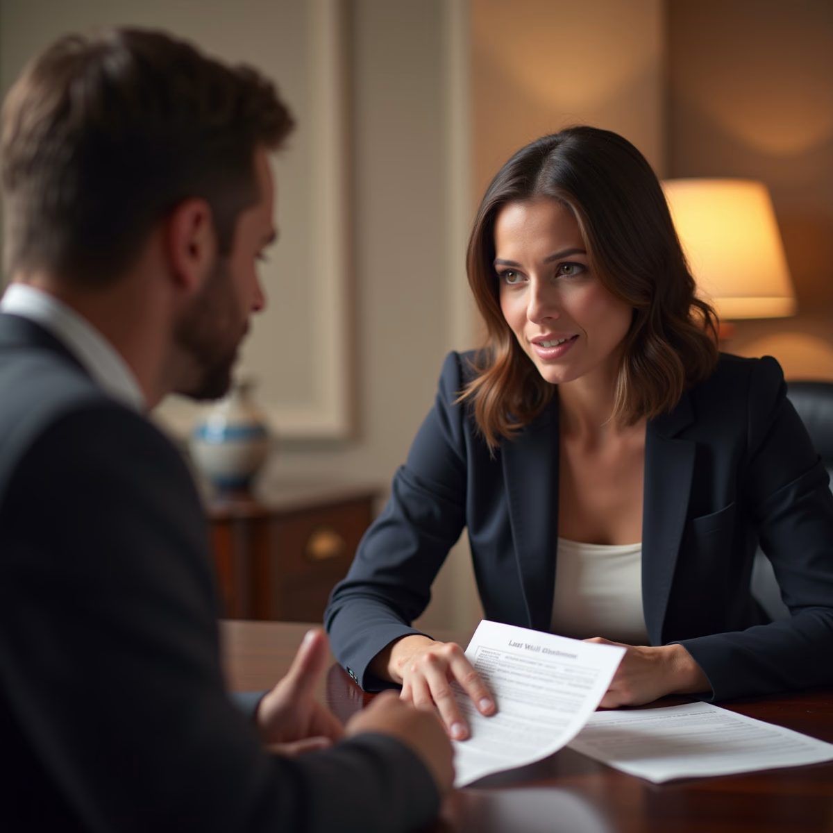 The dedicated legal team at Escondido Probate Law serving Riverside probate matters is pictured conferring with heirs to navigate the probate process to execute vital documents discussing What Happens if I Disagree With the Probate Examiner