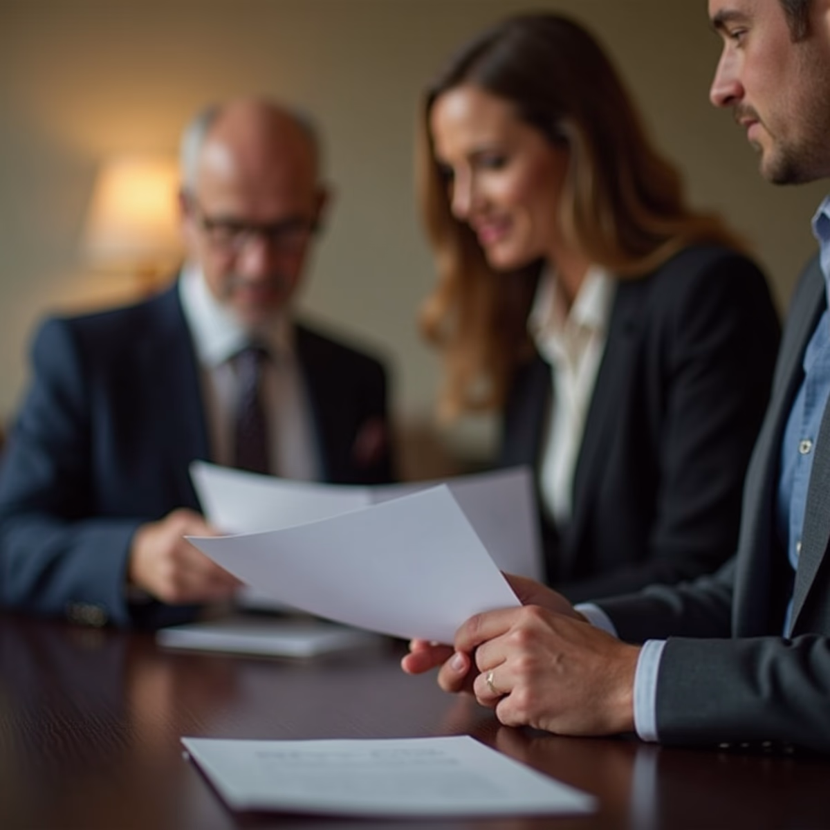 The dedicated legal team at Escondido Probate Law serving Riverside probate matters is pictured conferring with heirs to navigate the probate process to execute vital documents discussing What Happens if I Skip the Proof of Publication