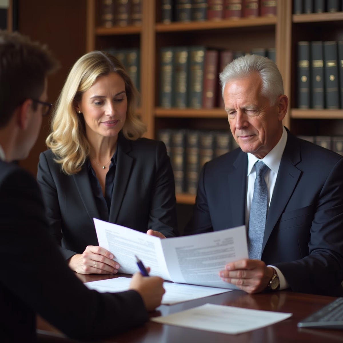 The dedicated legal team at Escondido Probate Law serving Riverside probate matters is pictured conferring with heirs to navigate the probate process to execute vital documents discussing What Happens if a Creditors Claim is Missed