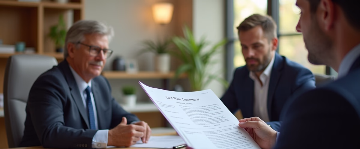 The legal counsel at Escondido Probate Law serving Riverside County estate matters meets with beneficiaries in our Southern California office to execute necessary paperwork discussing What Happens to Assets with Tax Liens in an Estate Plan