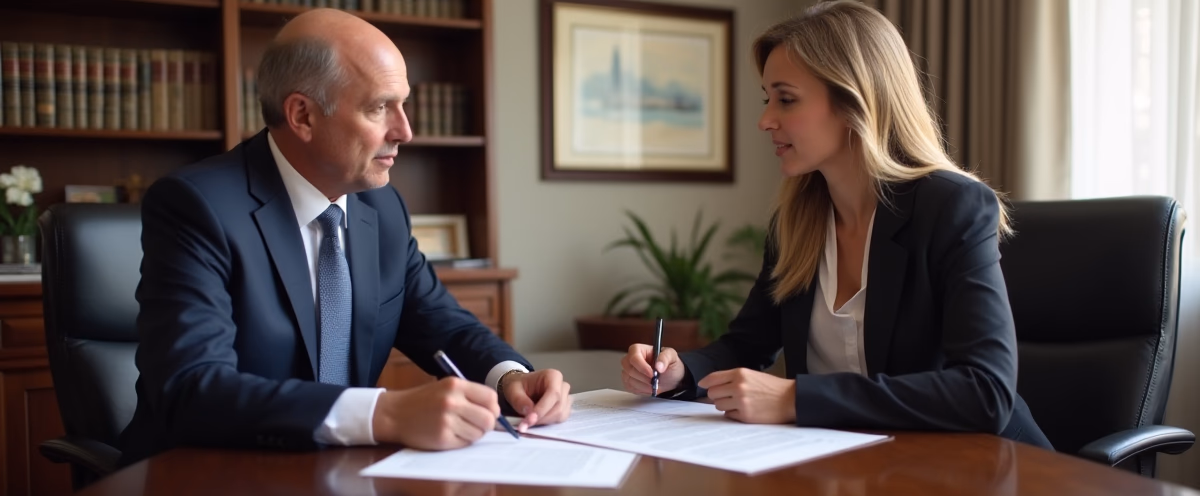 The legal counsel at Escondido Probate Law serving Riverside County estate matters meets with beneficiaries in our Southern California office to execute necessary paperwork discussing What Happens to Your Income Tax Basis in Assets
