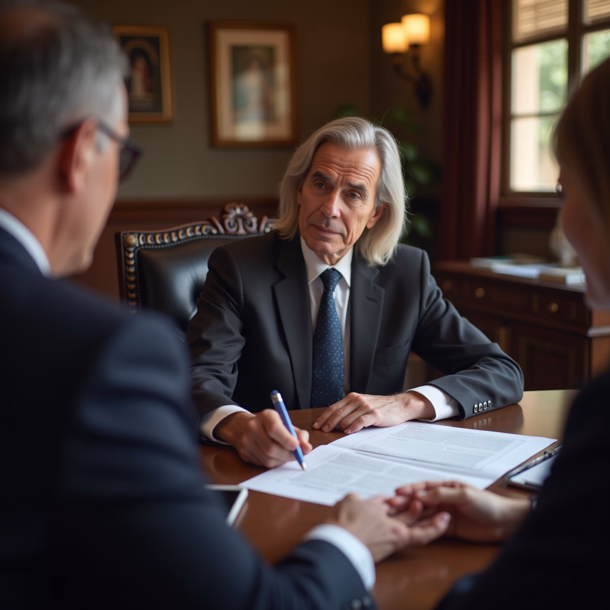 The dedicated legal team at Escondido Probate Law serving Riverside probate matters is pictured conferring with heirs to navigate the probate process to execute vital documents discussing What Information Must a Trustee Provide