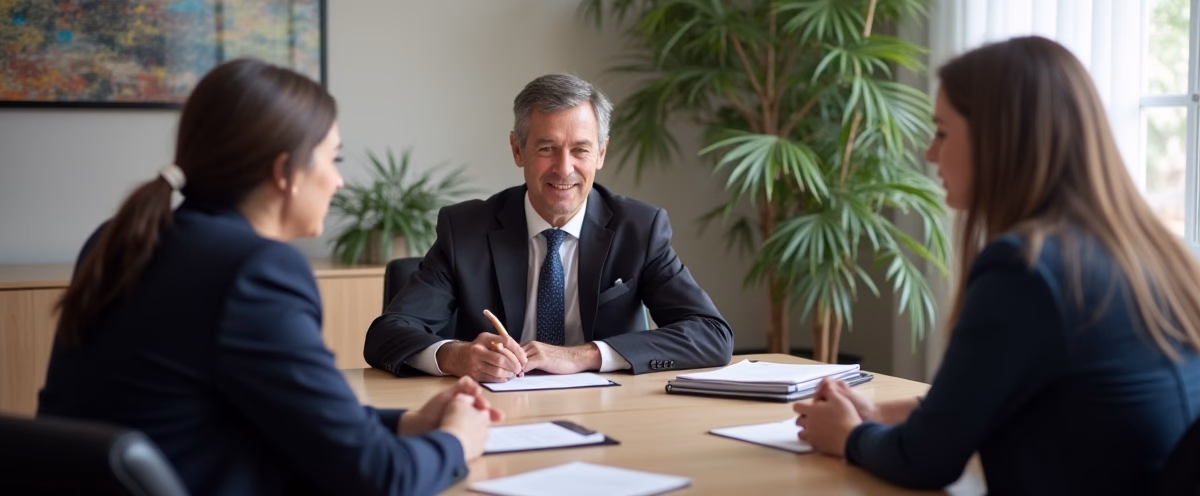 The legal counsel at Escondido Probate Law serving Riverside County estate matters meets with beneficiaries in our Southern California office to execute necessary paperwork discussing What Kind of Deed Do I Need