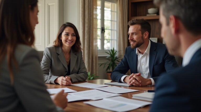 The dedicated legal team at Escondido Probate Law serving Riverside probate matters is pictured conferring with heirs to navigate the probate process to execute vital documents discussing What Should I Wear to a Probate Hearing