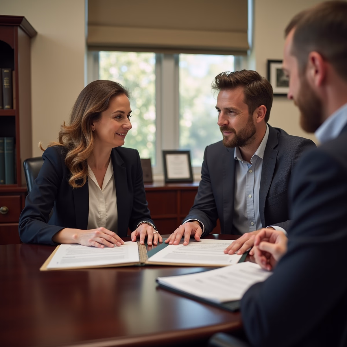 The dedicated legal team at Escondido Probate Law serving Riverside probate matters is pictured conferring with heirs to navigate the probate process to execute vital documents discussing What Specific Grounds Are Required to Remove an Executor