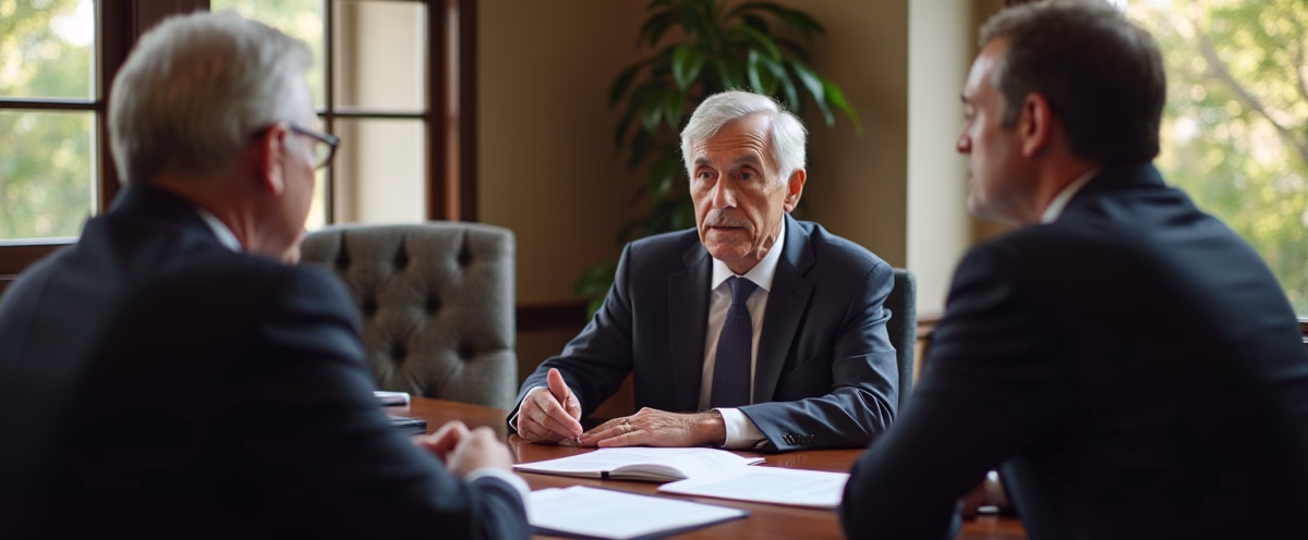 The legal counsel at Escondido Probate Law serving Riverside County estate matters meets with beneficiaries in our Southern California office to execute necessary paperwork discussing What Specifically Makes Trust Provisions Outdated