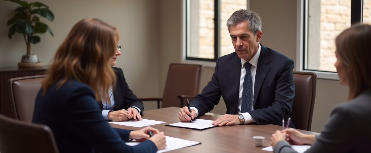 The legal counsel at Escondido Probate Law serving Riverside County estate matters meets with beneficiaries in our Southern California office to execute necessary paperwork discussing What Steps Are Involved in Formally Closing a Trust