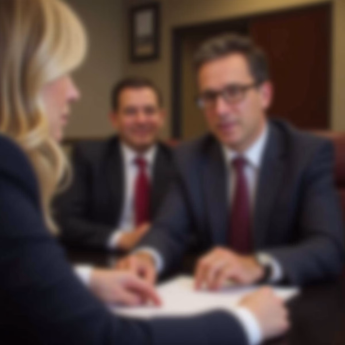 The dedicated legal team at Escondido Probate Law serving Riverside probate matters is pictured conferring with heirs to navigate the probate process to execute vital documents discussing What Triggers a Foreclosure in California