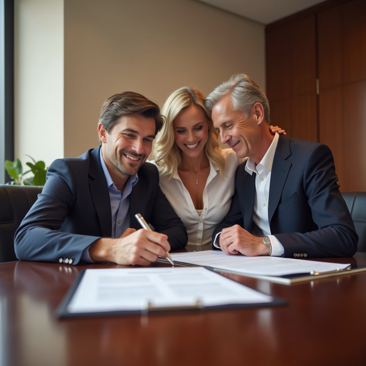 The dedicated legal team at Escondido Probate Law serving Riverside probate matters is pictured conferring with heirs to navigate the probate process to execute vital documents discussing What are my responsibilities regarding firearms in an estate