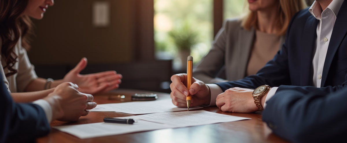 The legal counsel at Escondido Probate Law serving Riverside County estate matters meets with beneficiaries in our Southern California office to execute necessary paperwork discussing What are the Key Components of a Scholarship Trust
