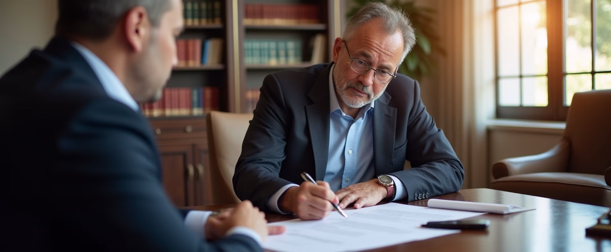 The legal counsel at Escondido Probate Law serving Riverside County estate matters meets with beneficiaries in our Southern California office to execute necessary paperwork discussing What are the key components of a successful charitable trust