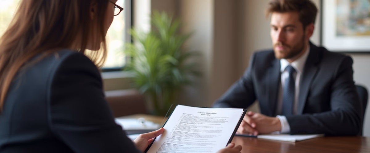 The legal counsel at Escondido Probate Law serving Riverside County estate matters meets with beneficiaries in our Southern California office to execute necessary paperwork discussing What are the risks associated with a GRAT