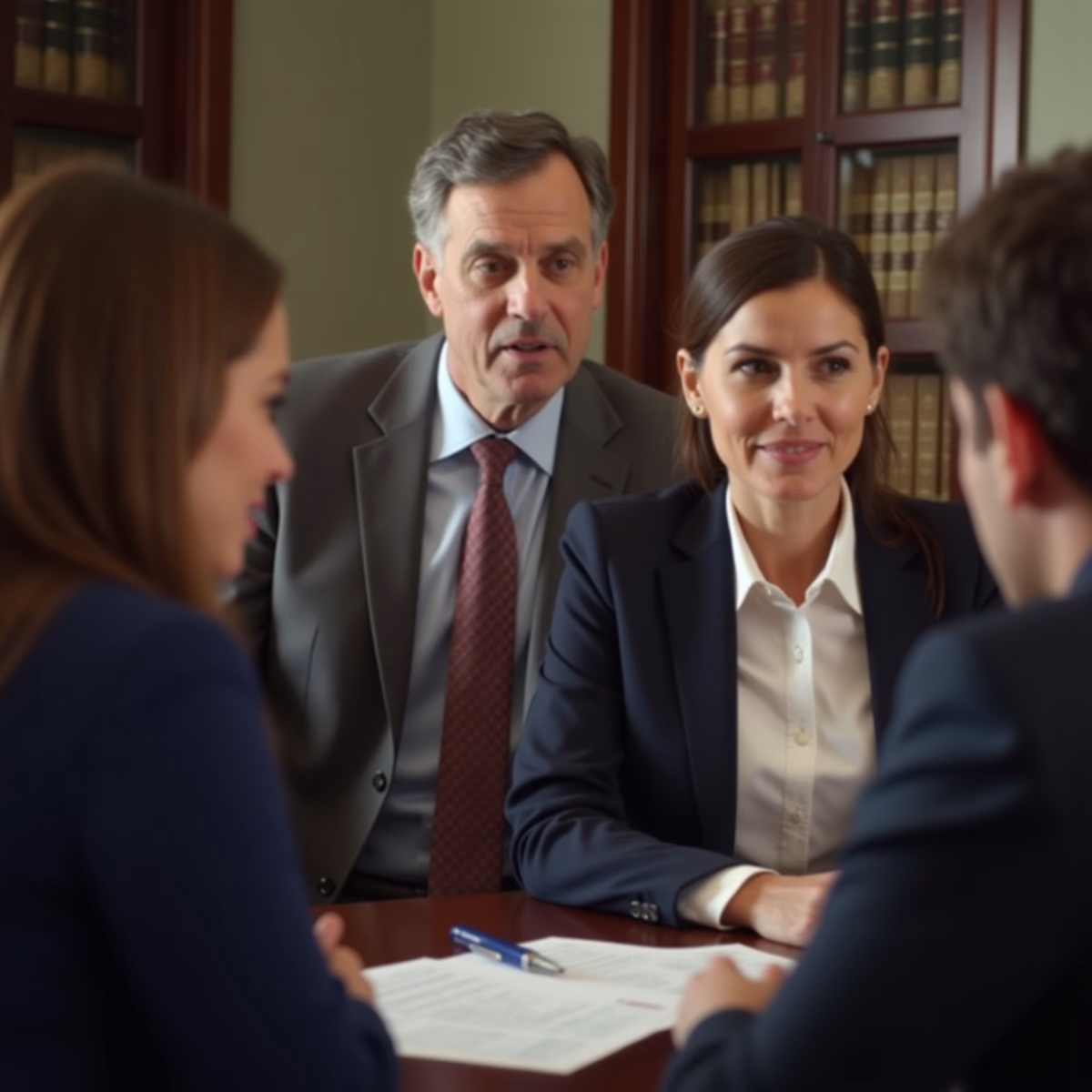 The dedicated legal team at Escondido Probate Law serving Riverside probate matters is pictured conferring with heirs to navigate the probate process to execute vital documents discussing What causes California probate cases to spiral into delay disputes and extra cost