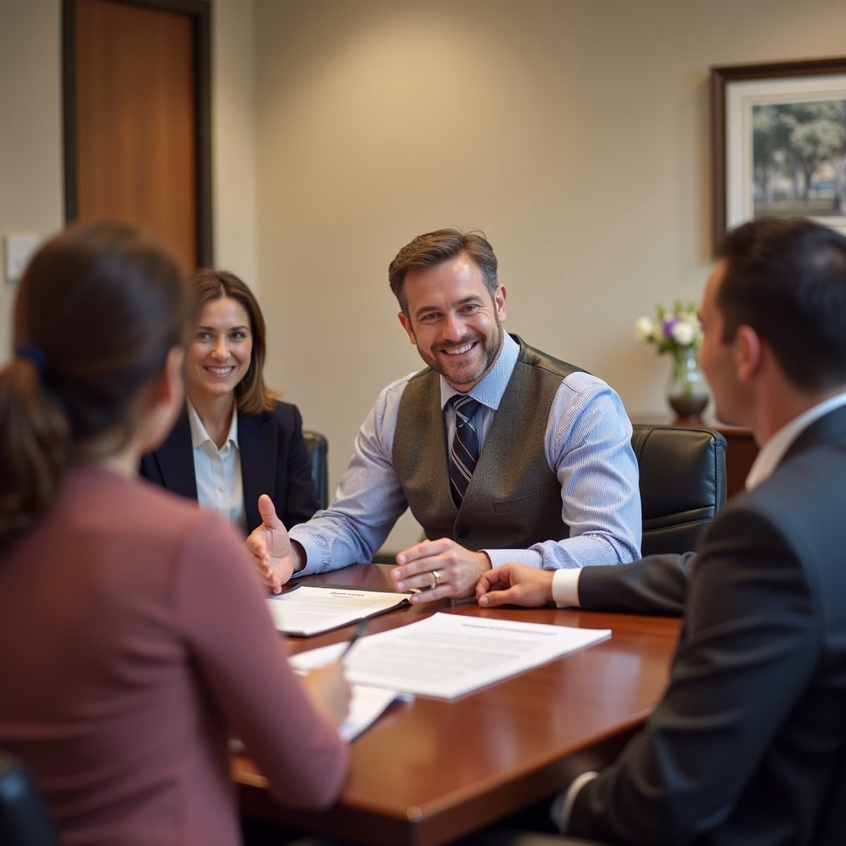 The dedicated legal team at Escondido Probate Law serving Riverside probate matters is pictured conferring with heirs to navigate the probate process to execute vital documents discussing What causes California probate cases to spiral into delay disputes and extra cost