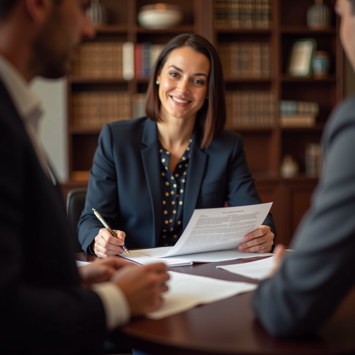 The dedicated legal team at Escondido Probate Law serving Riverside probate matters is pictured conferring with heirs to navigate the probate process to execute vital documents discussing What determines whether a California probate estate closes smoothly or turns into litigation