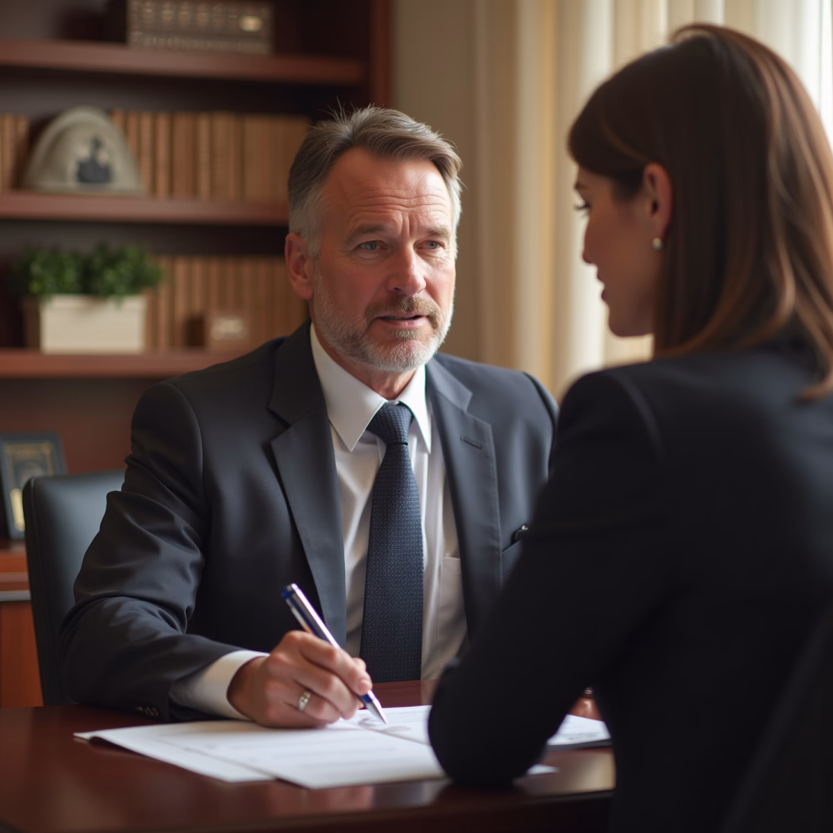 The dedicated legal team at Escondido Probate Law serving Riverside probate matters is pictured conferring with heirs to navigate the probate process to execute vital documents discussing What determines whether a California probate estate closes smoothly or turns into litigation