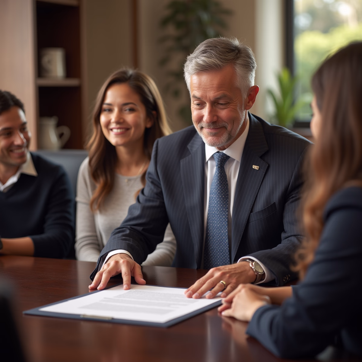 The dedicated legal team at Escondido Probate Law serving Riverside probate matters is pictured conferring with heirs to navigate the probate process to execute vital documents discussing What determines whether a California probate estate closes smoothly or turns into litigation