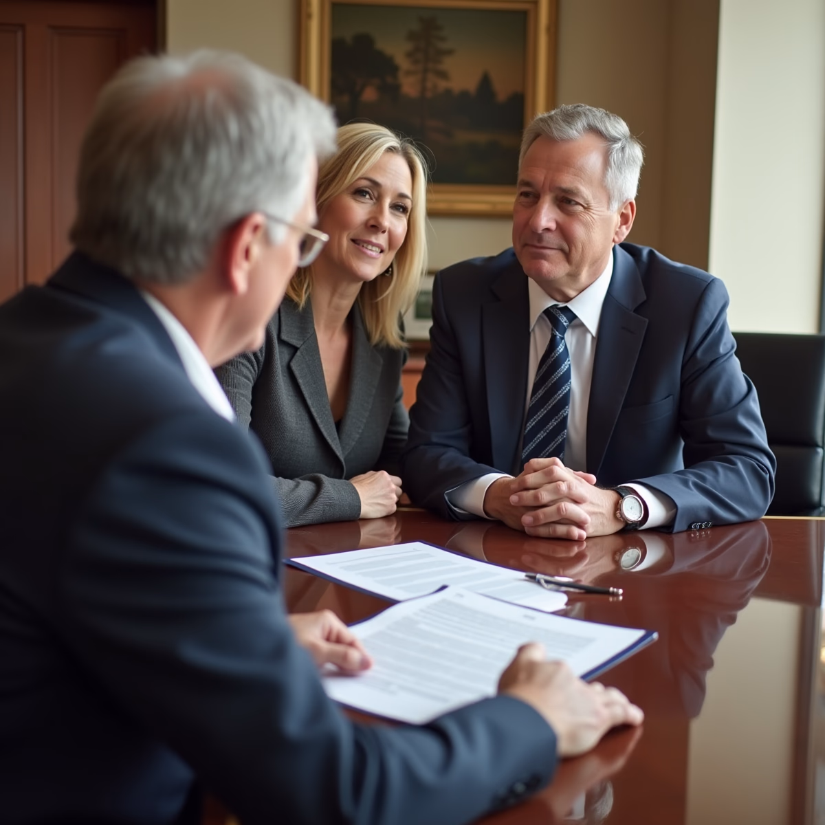The dedicated legal team at Escondido Probate Law serving Riverside probate matters is pictured conferring with heirs to navigate the probate process to execute vital documents discussing What determines whether a California probate estate closes smoothly or turns into litigation