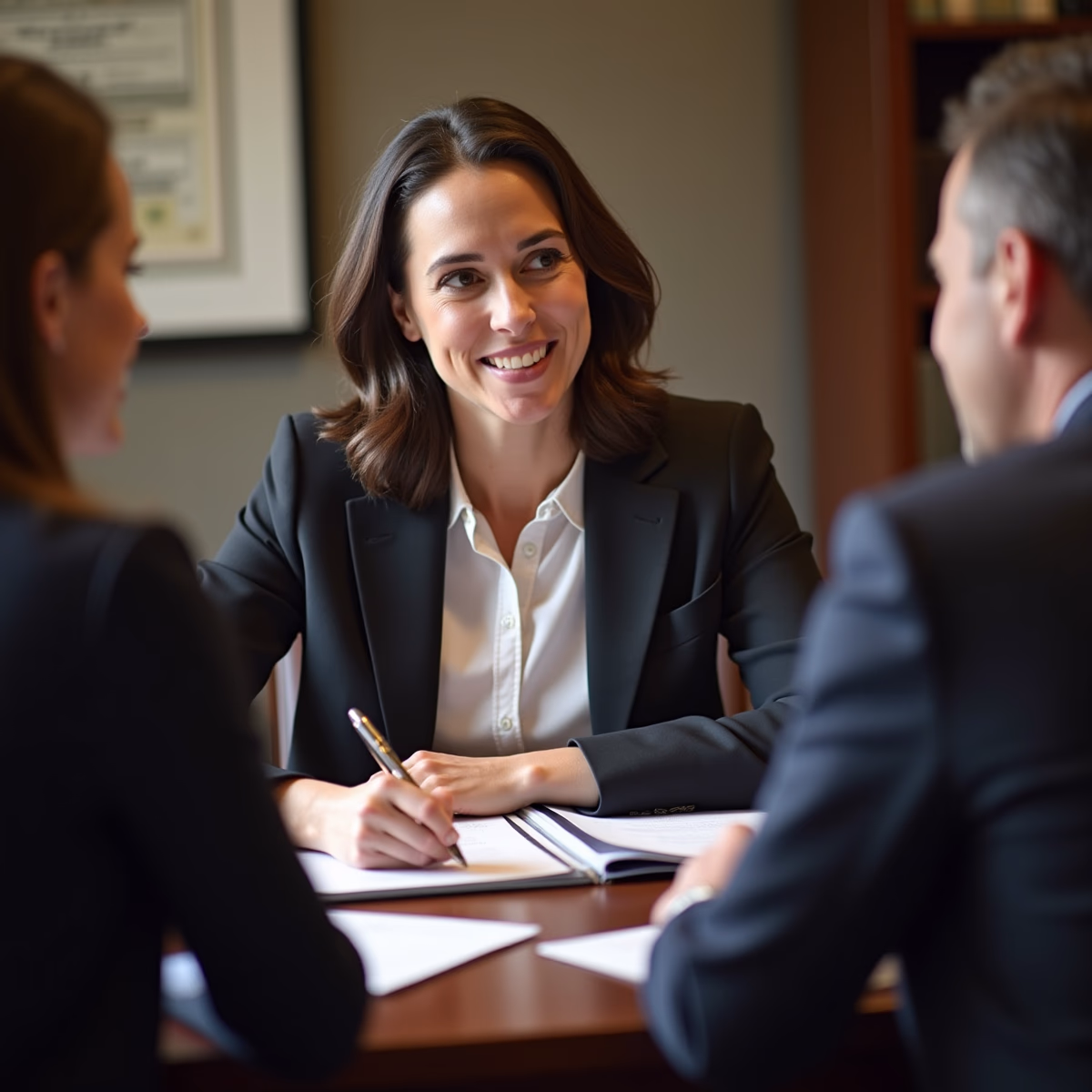 The dedicated legal team at Escondido Probate Law serving Riverside probate matters is pictured conferring with heirs to navigate the probate process to execute vital documents discussing What determines whether a California probate estate closes smoothly or turns into litigation