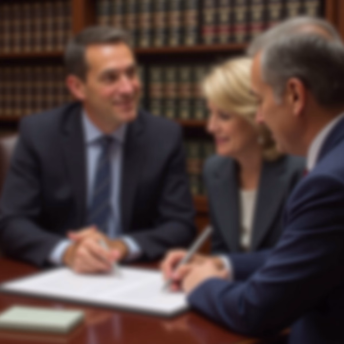 The dedicated legal team at Escondido Probate Law serving Riverside probate matters is pictured conferring with heirs to navigate the probate process to execute vital documents discussing What determines whether a California probate estate closes smoothly or turns into litigation