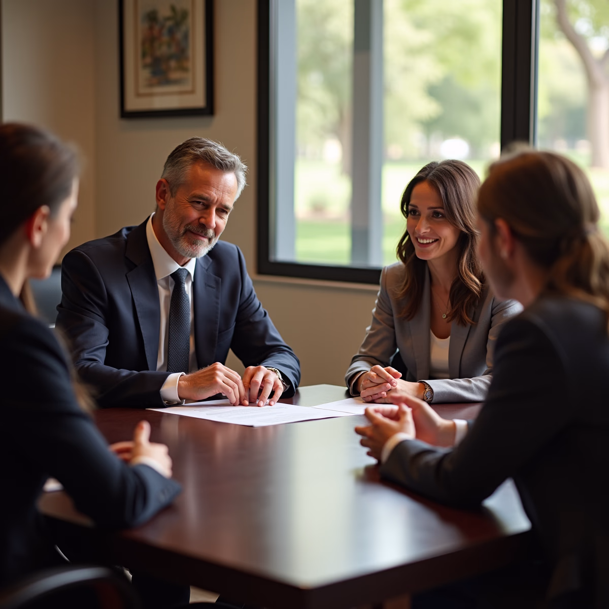The dedicated legal team at Escondido Probate Law serving Riverside probate matters is pictured conferring with heirs to navigate the probate process to execute vital documents discussing What determines whether a California probate estate closes smoothly or turns into litigation