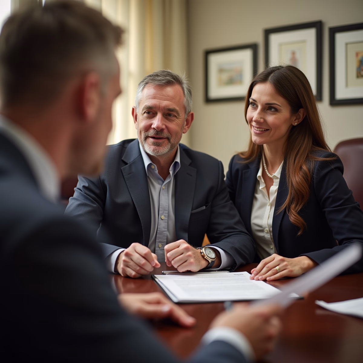 The dedicated legal team at Escondido Probate Law serving Riverside probate matters is pictured conferring with heirs to navigate the probate process to execute vital documents discussing What determines whether a California probate estate closes smoothly or turns into litigation